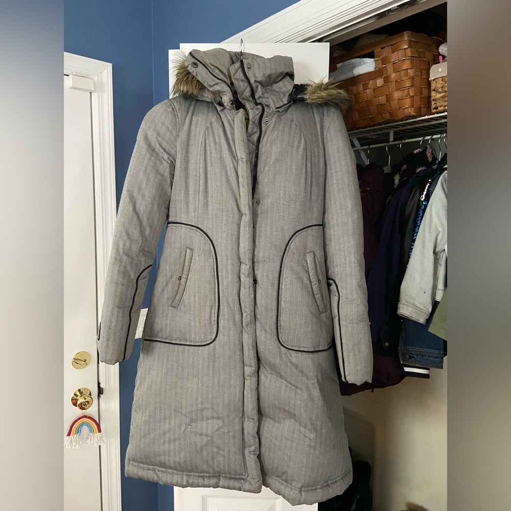 Soia & Kyo puffer coat. Gray size S